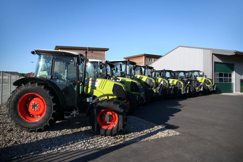 CLAAS Traktoren an den Heindl Landtechnik Standorten